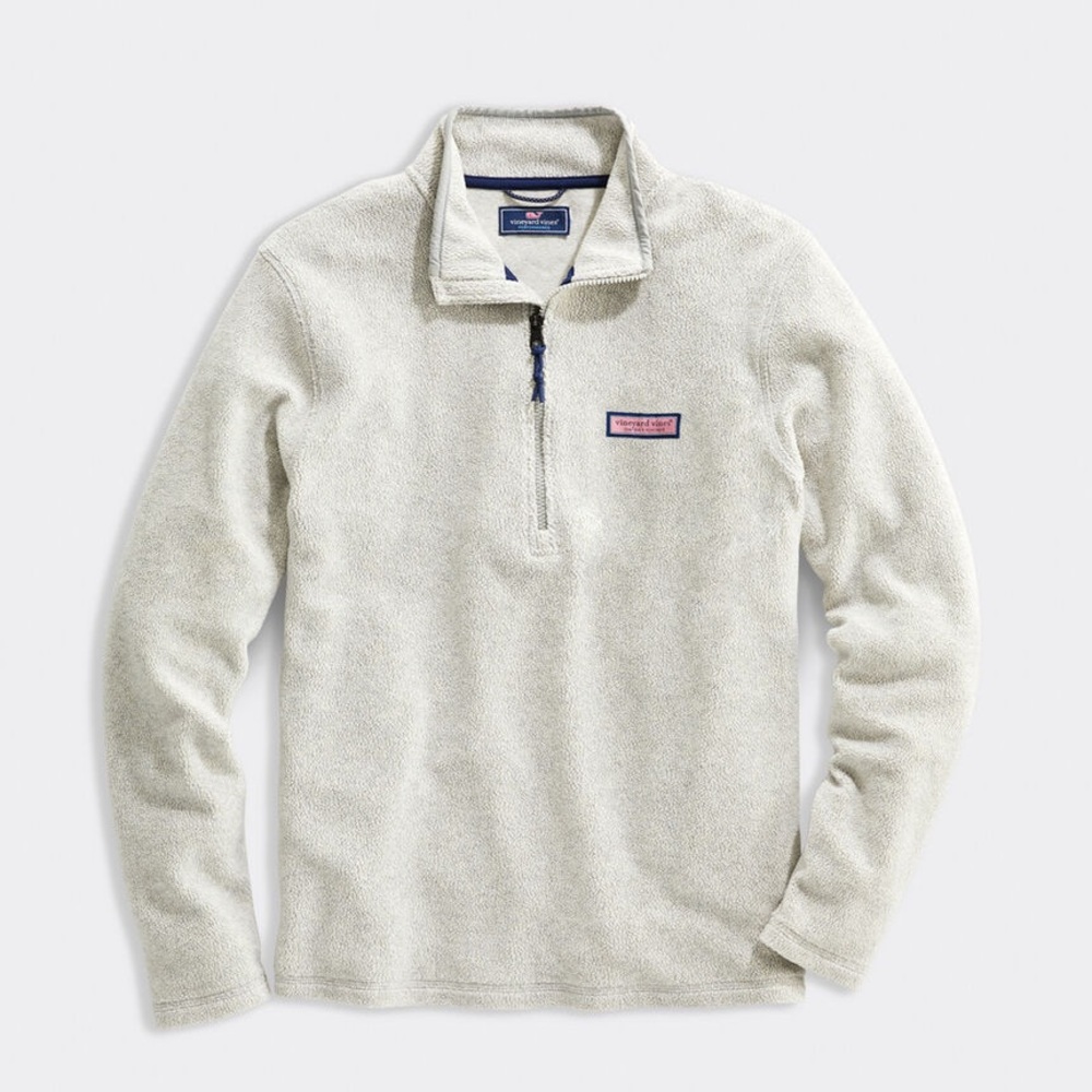 Big & Tall Vineyard Sherpa 1/2-Zip Pullover NWT